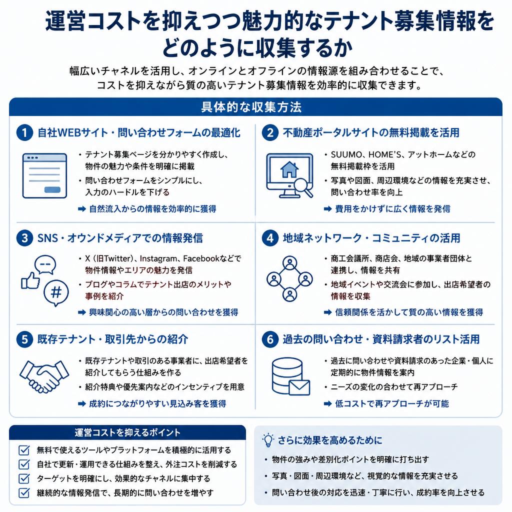 4. 効率的なテナント募集情報